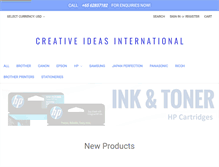 Tablet Screenshot of creativeideas.com.sg